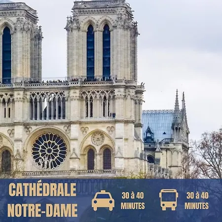 Lejlighed 9 Min De La Basilique Saint-denis - 10 Voyageurs